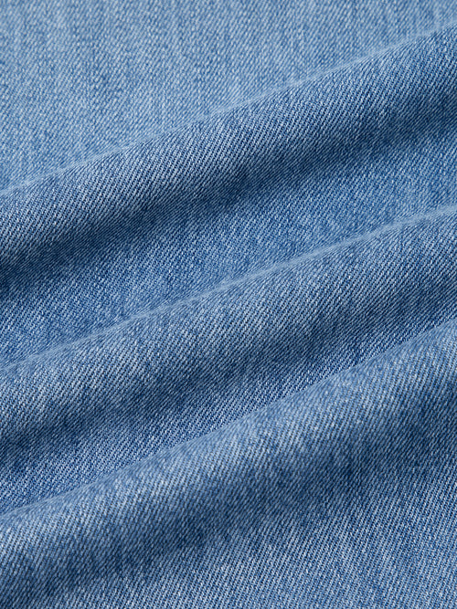 Load image 1 in gallery view. Vintage Blue Wide-Leg Jeans