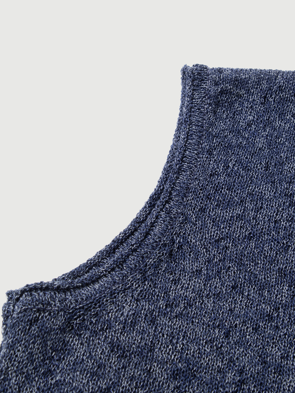 Crew Neck Sleeveless Knit Top
