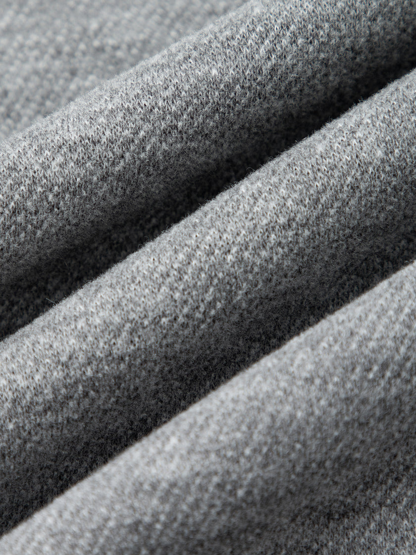 Gray Pull-On Straight Pants  Pants