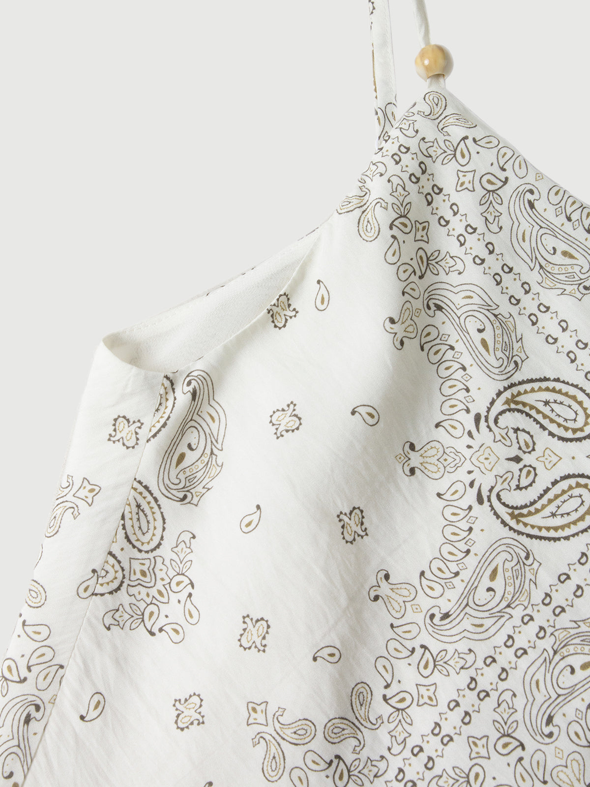 Printed V-Neck Slip Midi Dress