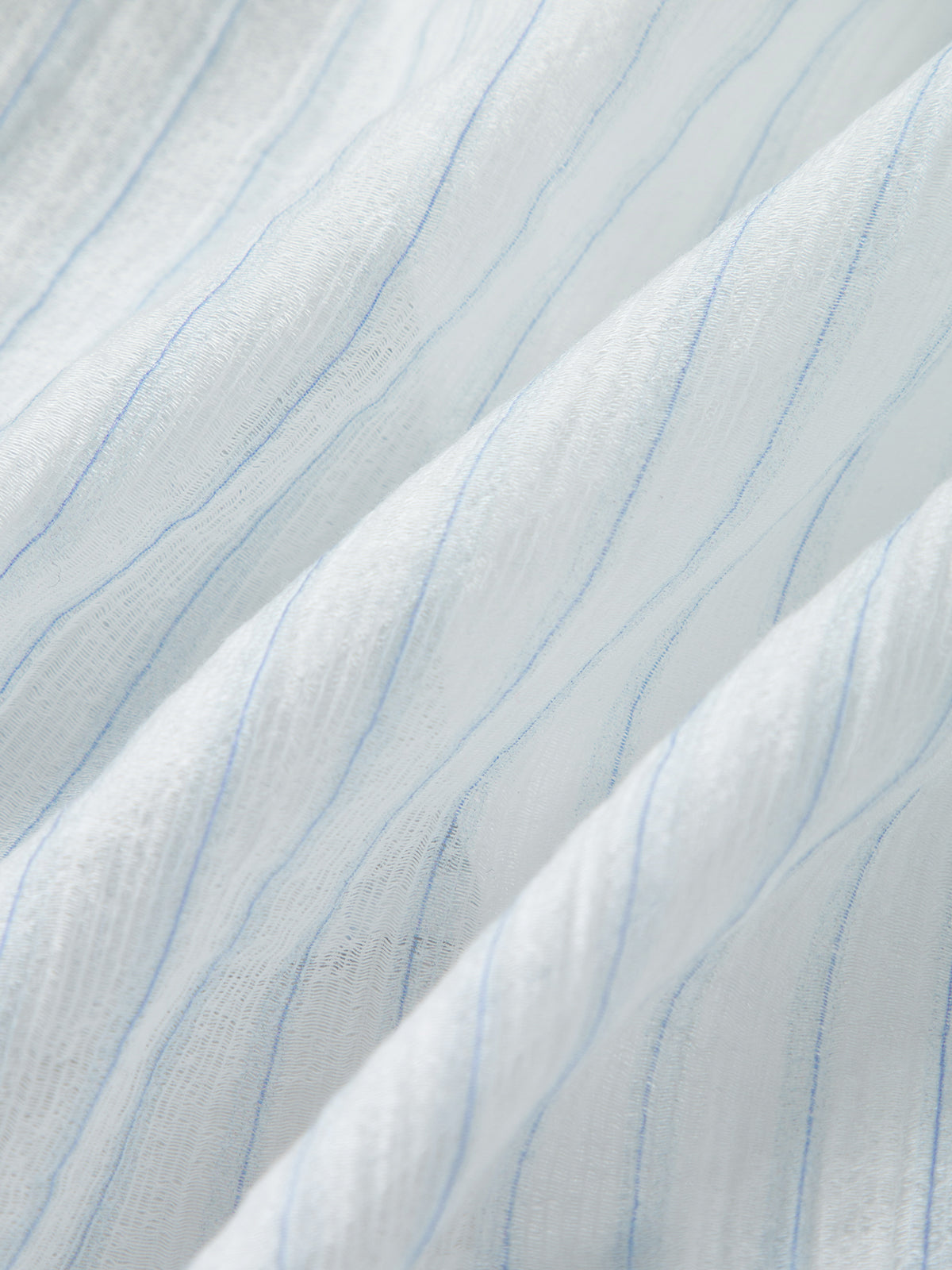 Striped Lyocell V-Neck Layered Tank-Top Blouse