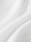 Pure Silk Short-Sleeve V-Neck Blouse
