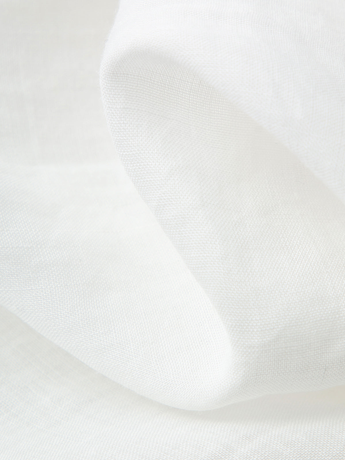 White Ramie Long-Sleeve Shirt