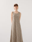 Striped Sleeveless Dress