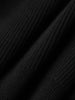 Black Square-Neck Fitted Cropped Tank
