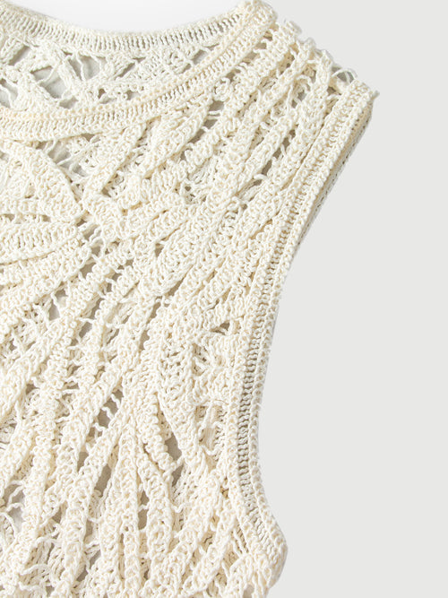 Load image 1 in gallery view. Lace Sleeveless Top