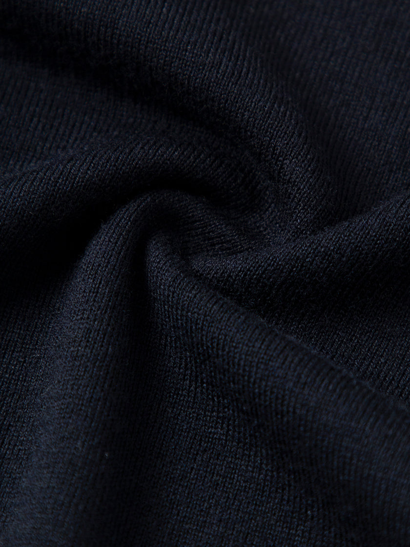 V-Neck Knit Sweater Shirt – Two-in-One Design