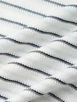 Lyocell Striped V-Neck Tee