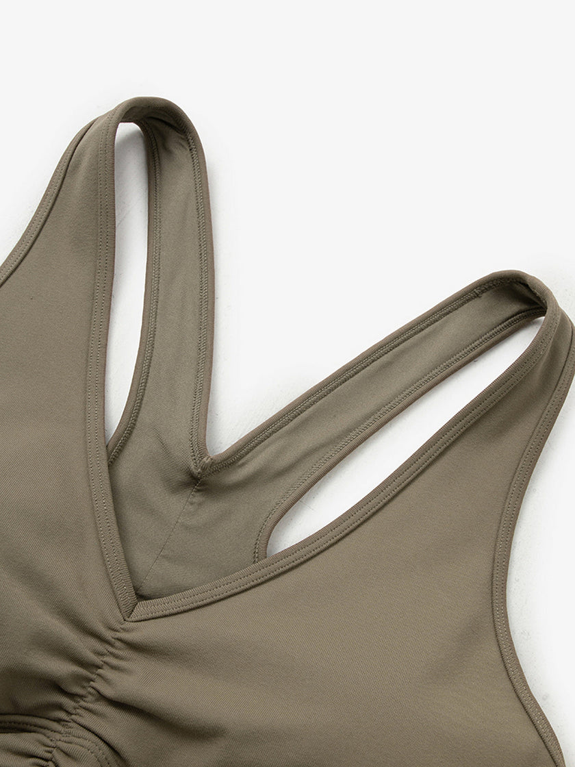 V Neck Yoga Knit Tank Top Top