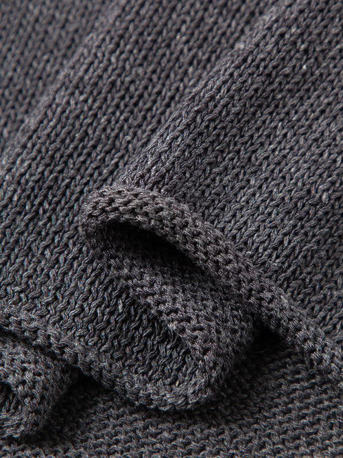 Load image 1 in gallery view. Linen-Tencel V-Neck Top