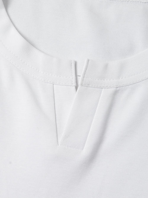 Load image 1 in gallery view. Men’s Split-Neck Short-Sleeve T-Shirt