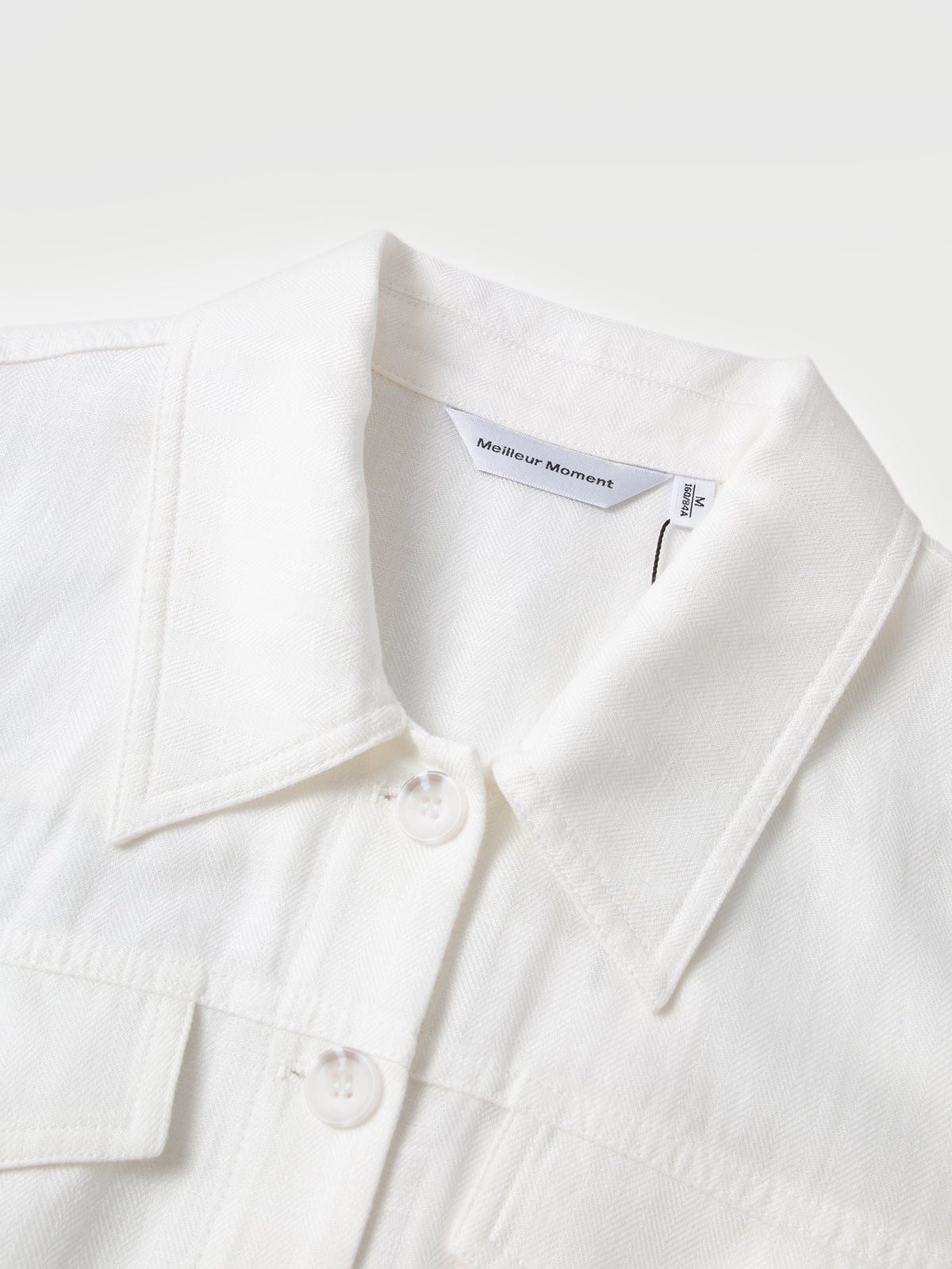 White Lyocell Shirt-Dress with Belt  Dress