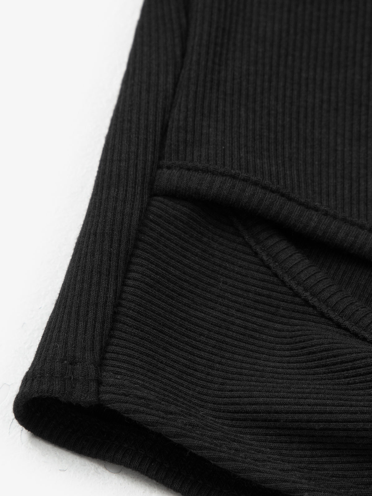 Round Neck Yoga Knit Short Top