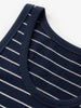 Striped Pure Cotton Sleeveless Jersey Dress