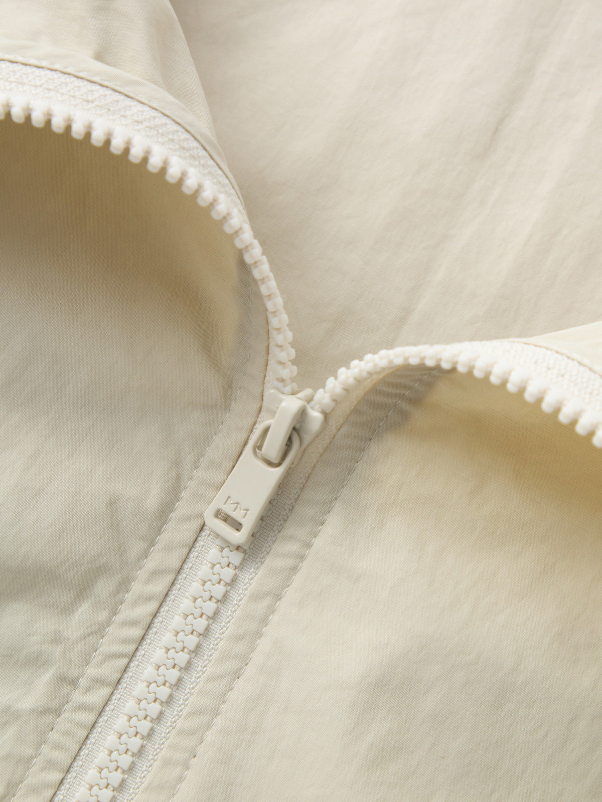 Zip Down Cotton Hooded Jacket