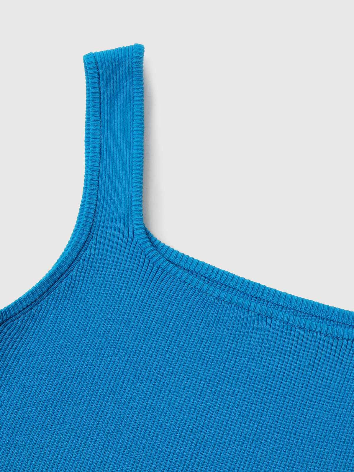 Sky Blue Square-Neck Sleeveless Tank