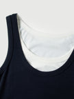 Lyocell Blend Two-in-One Dress