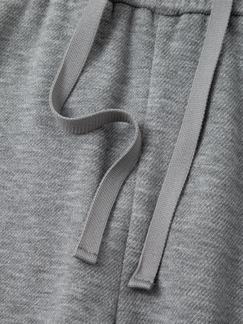 Gray Pull-On Straight Pants  Pants