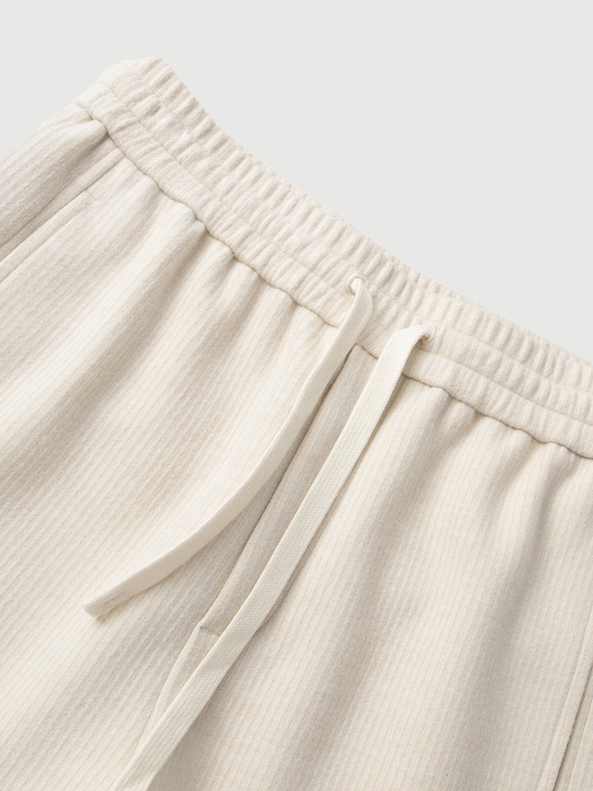 Off-White Straight Pull-On Pants