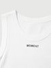 White U-Neck Sleeveless Tank