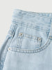 Blue Wide-Leg Jeans Pants