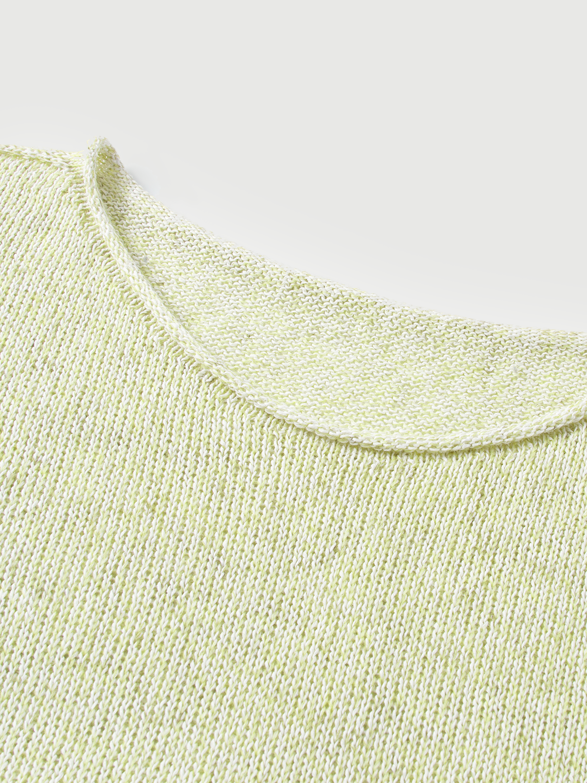 Crew Neck Structured Shoulder Short Sleeve Knit Top