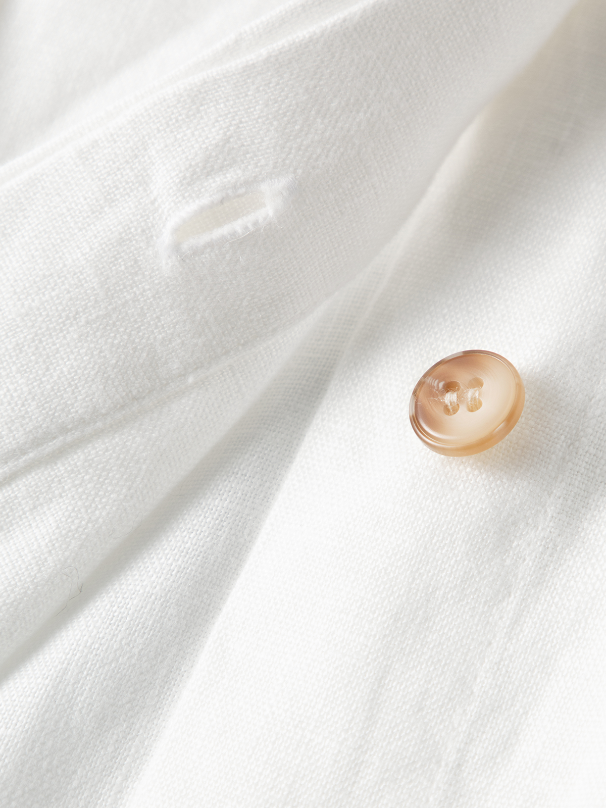 Pure Linen Sleeveless Collared Top with Pockets