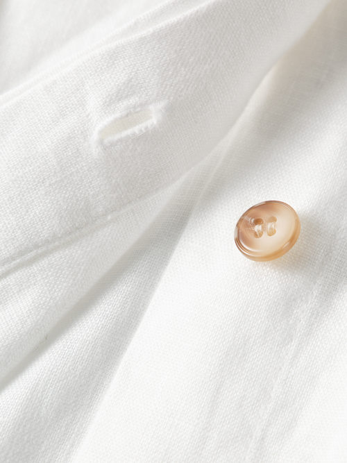 Load image 1 in gallery view. Pure Linen Sleeveless Collared Top with Pockets