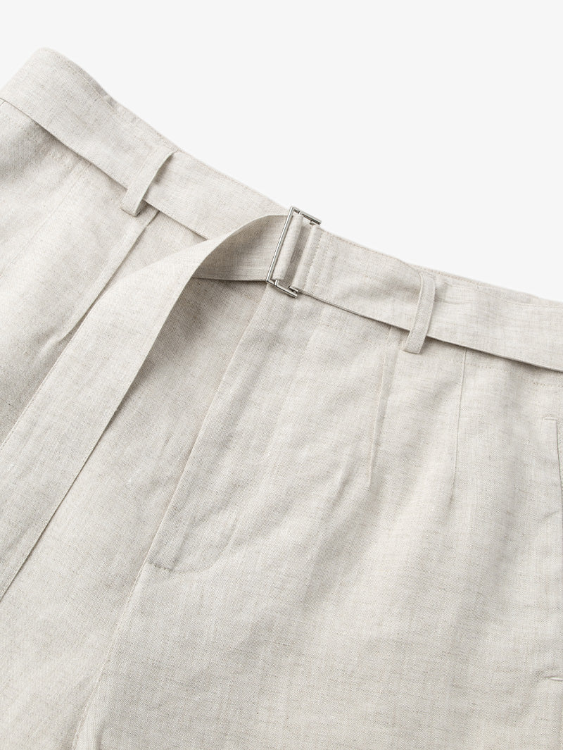 100% Linen Short Pants