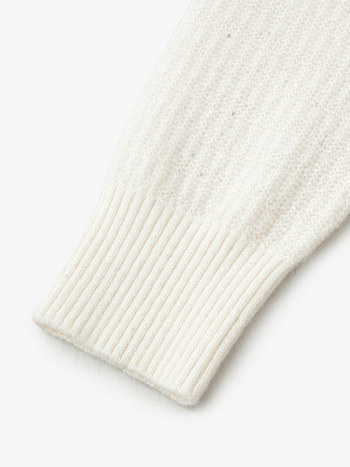Load image 1 in gallery view. Round Neck Cashmere Sweater