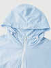 Light Blue Hooded UV Protection Jacket