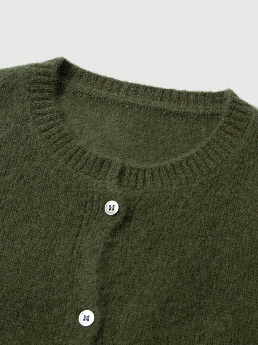 Silk-Cashmere Cardigan