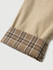 Cotton Stand-Collar Raglan Sleeve Trench