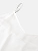 V Neck Silk Tankini Top