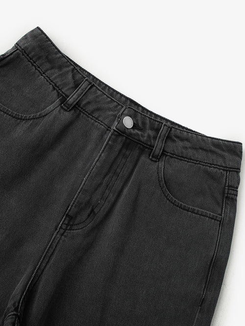 Load image 1 in gallery view. Straight Fit Lyocell Jeans