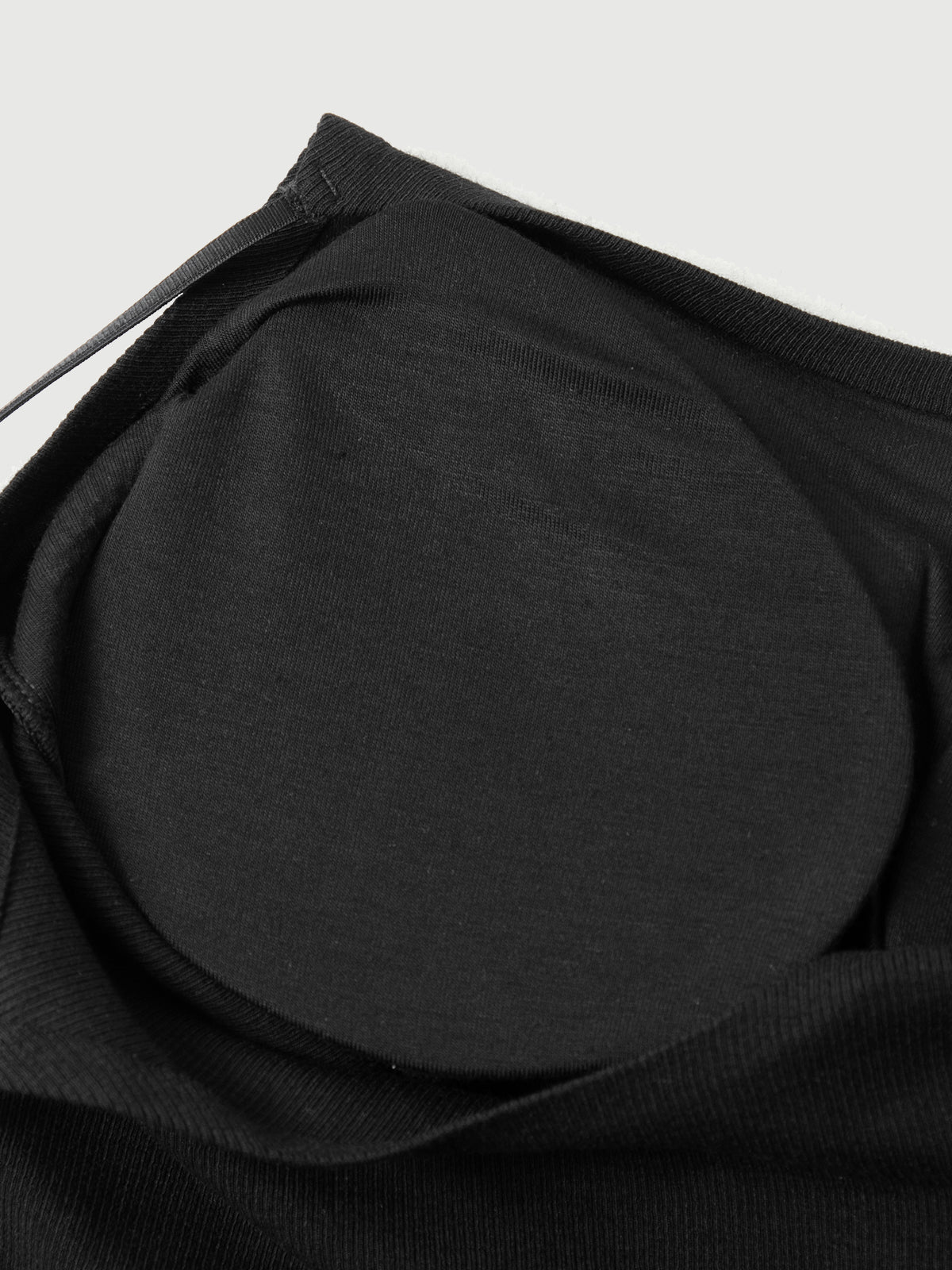 Charcoal Slim-Fit Ribbed  Tank