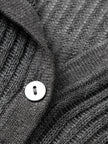Tiny Sequined Sheer Striped Hoodie  Knitwear