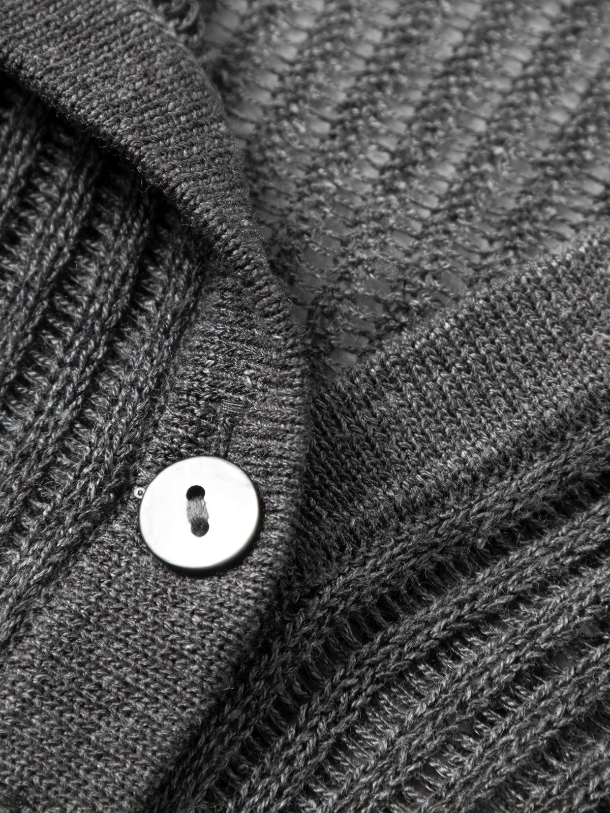 Tiny Sequined Sheer Striped Hoodie  Knitwear