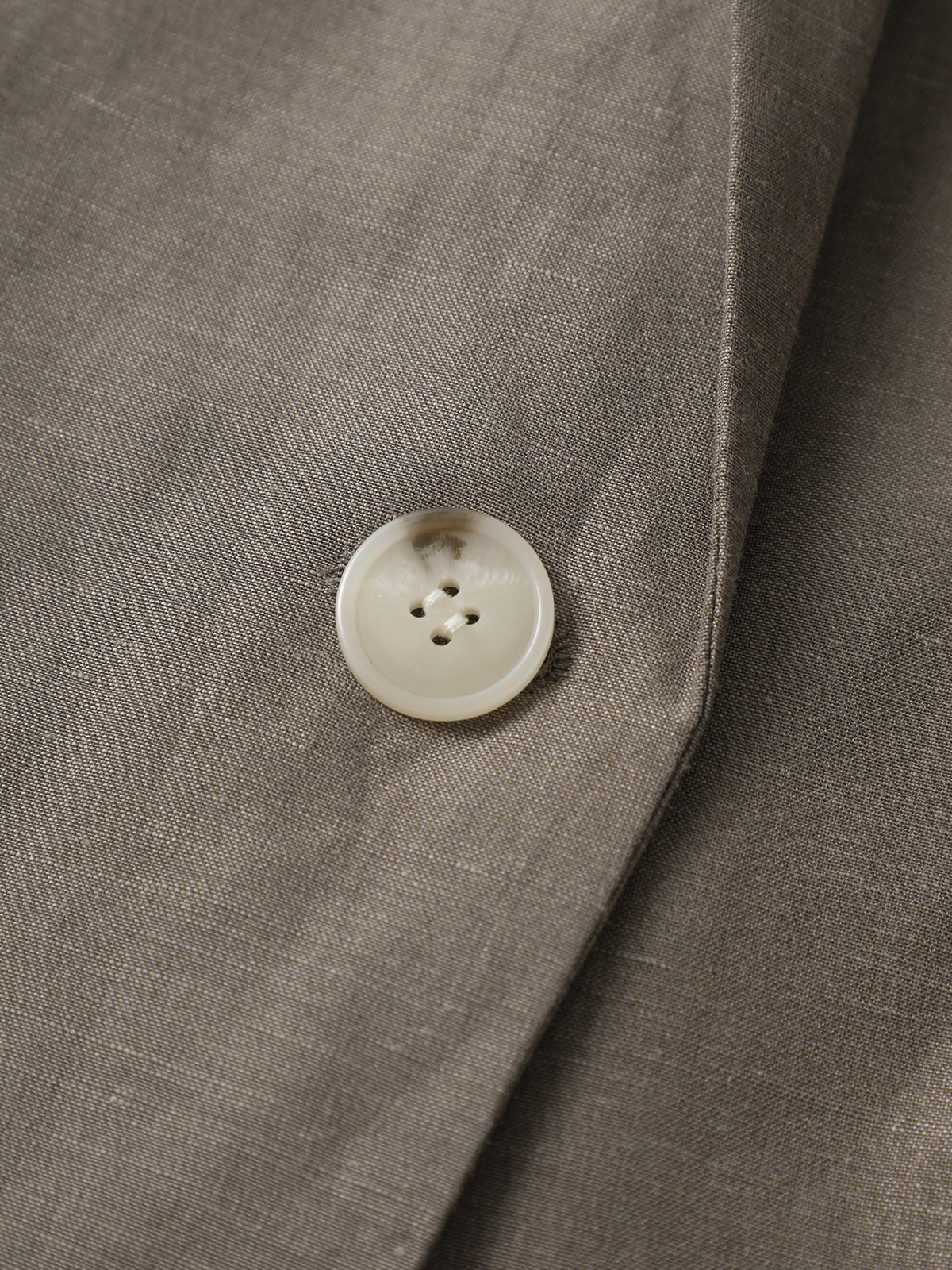 3/4 Sleeve Linen-Wool Blazer