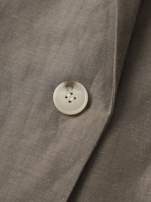 Load image 1 in gallery view. 3/4 Sleeve Linen-Wool Blazer