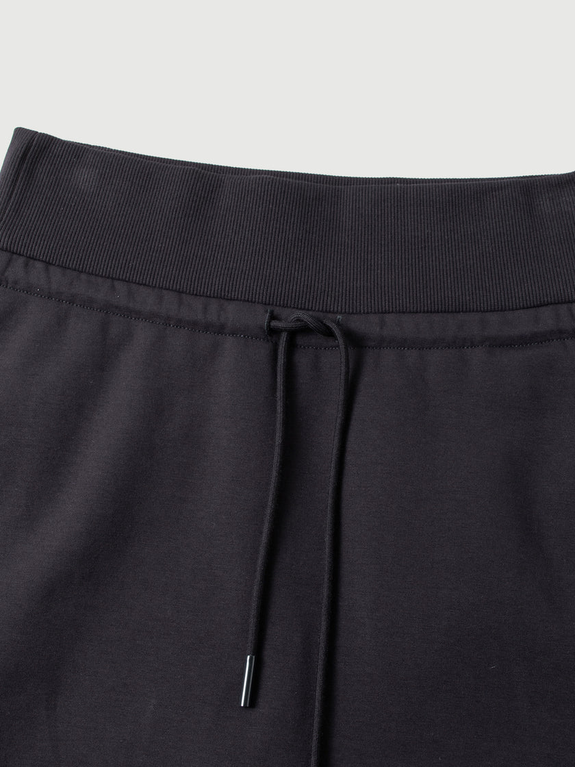 Cotton Blend A-Line Mini Skirt