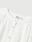 Cotton V-Neck 3/4 Sleeve Blouse