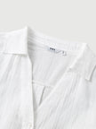 V Neck Long Sleeve Overshirt