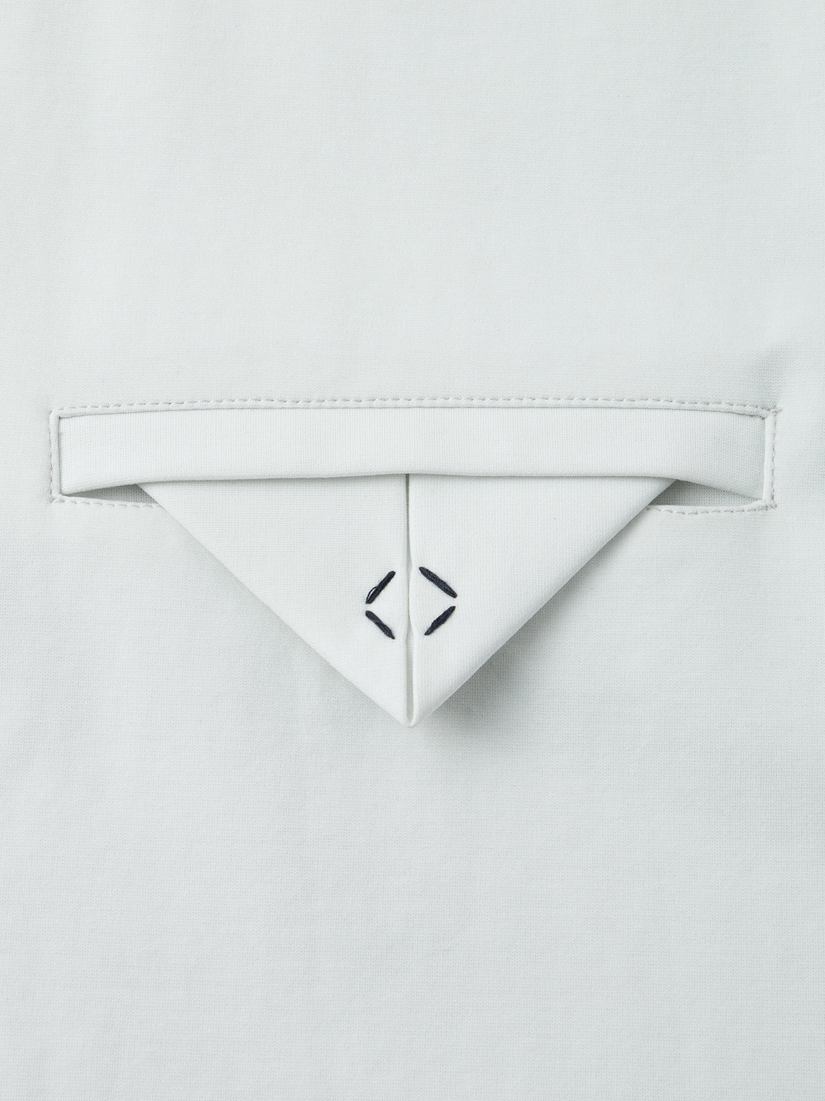 White Cotton-Blend Oversized Tee with Chest Detail