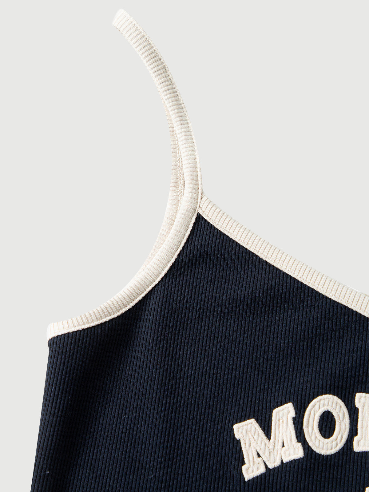 Logo Black-and-White Contrast Camisole