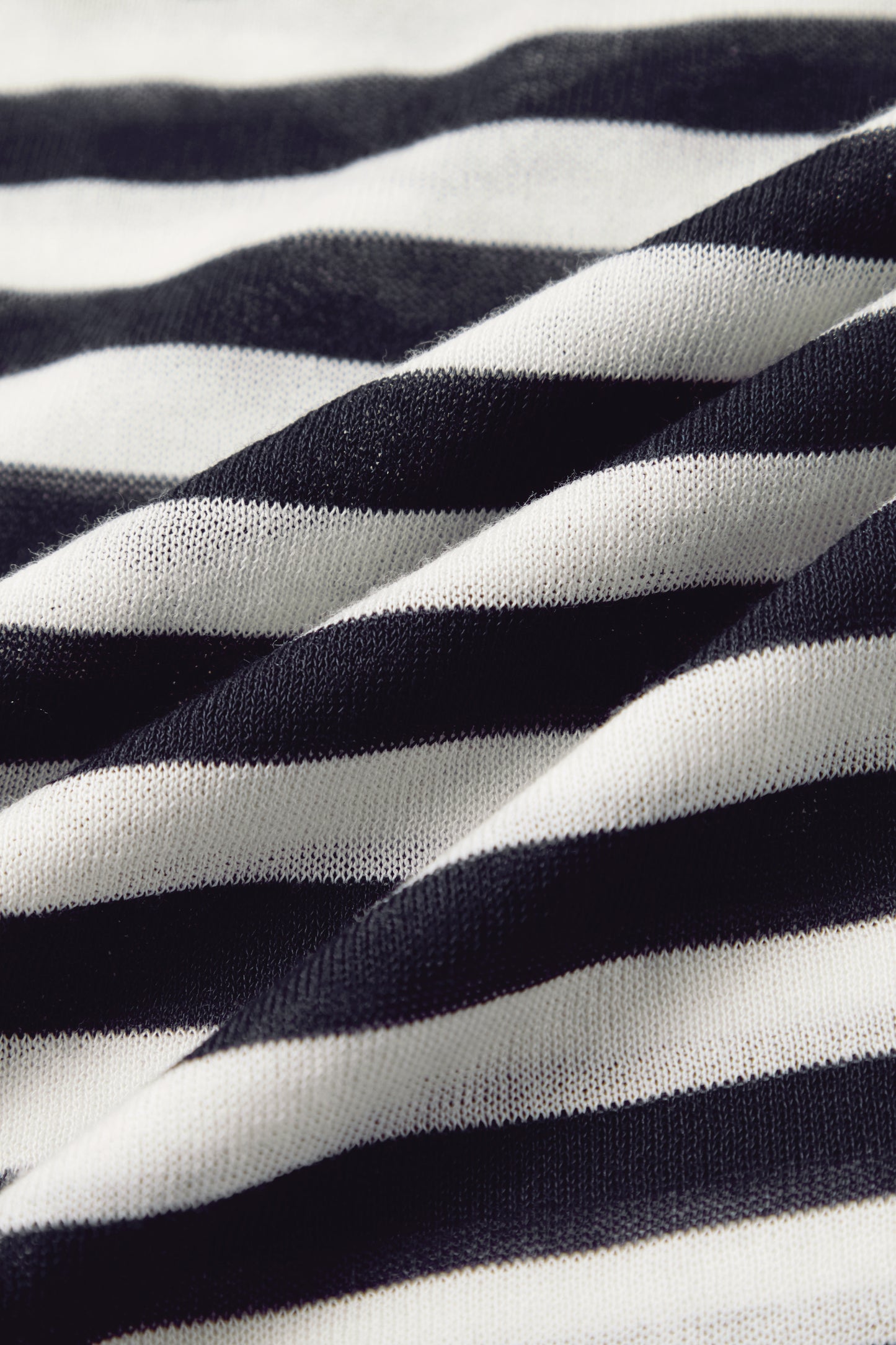 Striped Cotton-Acetate Crewneck Tee