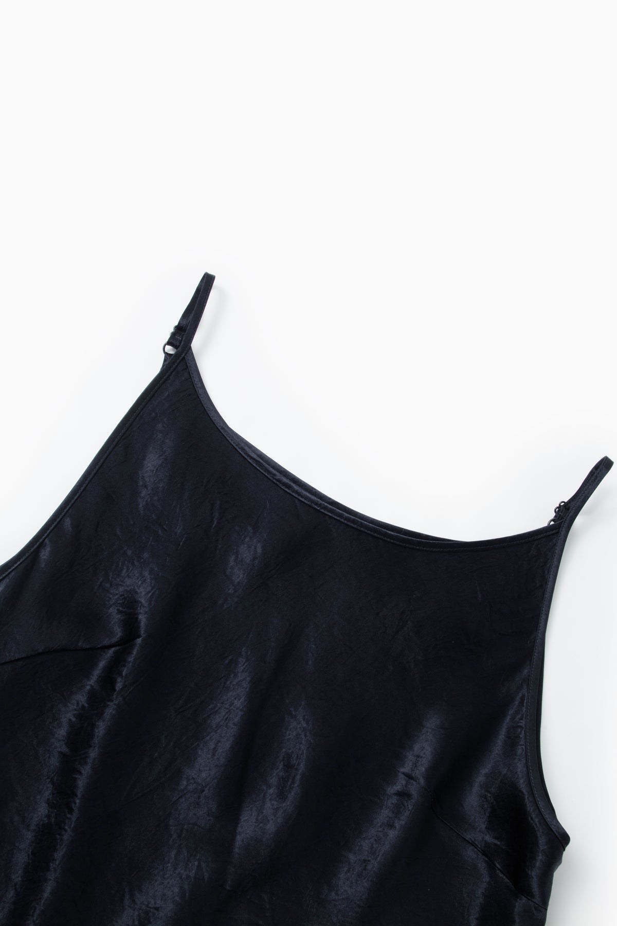Satin Cowl-Neck Tie-Waist Maxi Dress
