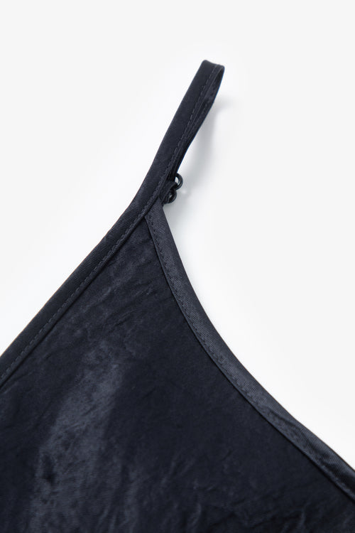 Load image 1 in gallery view. Satin Cowl-Neck Tie-Waist Maxi Dress