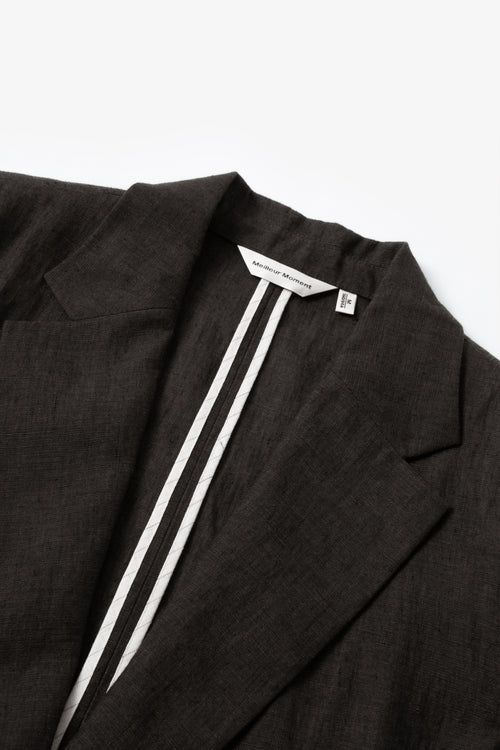 Load image 1 in gallery view. Relaxed Pure Hemp Notch-Lapel Blazer